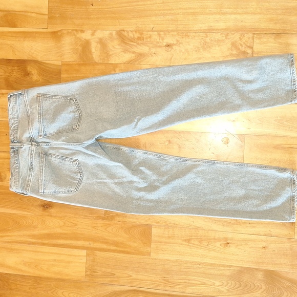 Agolde Kye Mid-rise Ankle Jeans Size 25 Light Blue Organic Cotton Blend Stretch - Picture 11 of 13